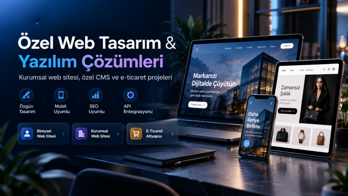 işletmenize özel kurumsal web sitesi geliştiririm