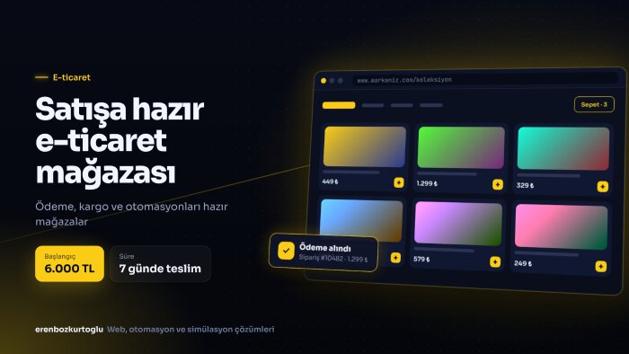 Shopify ve WooCommerce ile e-ticaret mağazası kurarım