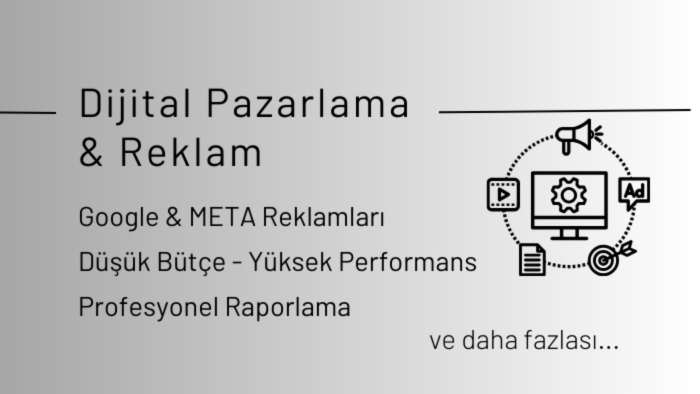 markanıza özel profesyonel olarak dijital reklam verebilirim