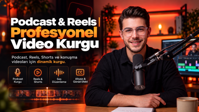 podcast ve reels videolarınızı kurgularım