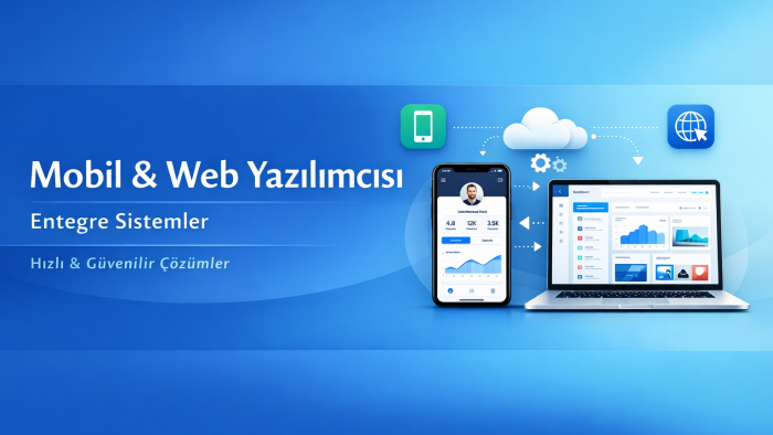 mobil ve web uygulamaları geliştirir ve entegre ederim