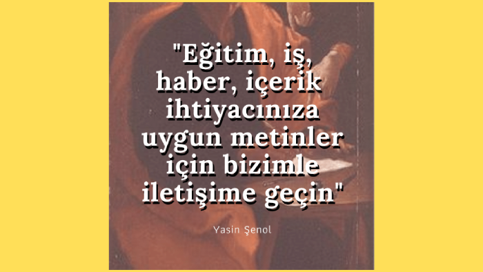 sizin için metin yazabilir içerik hazırlayabilirim