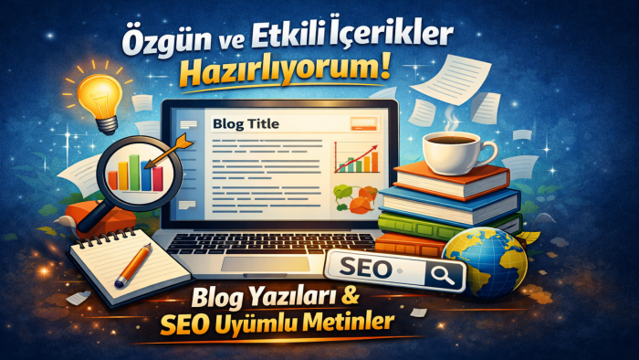 araştırılmış blog yazıları hazırlarım