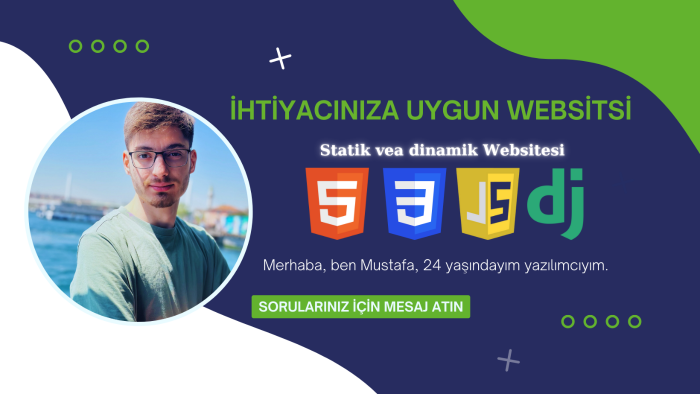ihtiyacınıza uygun websitesi kodlayabilirim