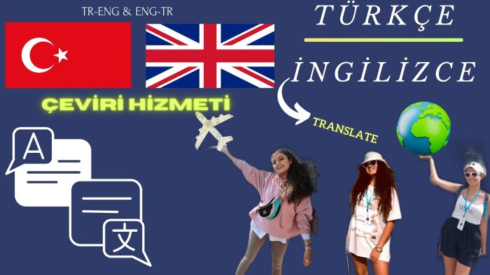 İngilizce-Türkçe metinlerinizi çevirebilirim