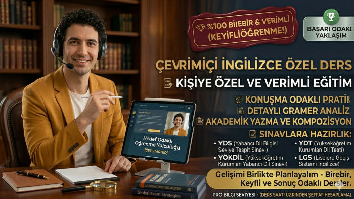 keyifli İngilizce özel dersleri veririm