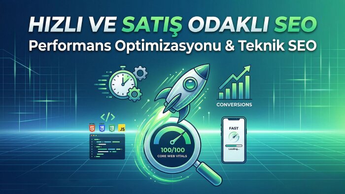 web siten için eksiksiz performans SEO çalışması yaparım