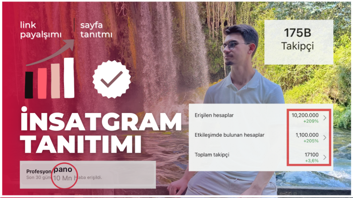 170k+ Instagram hesabımda tanıtım yapabilirim