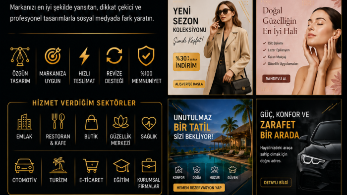 işletmeniz için sosyal medya tasarımları hazırlarım