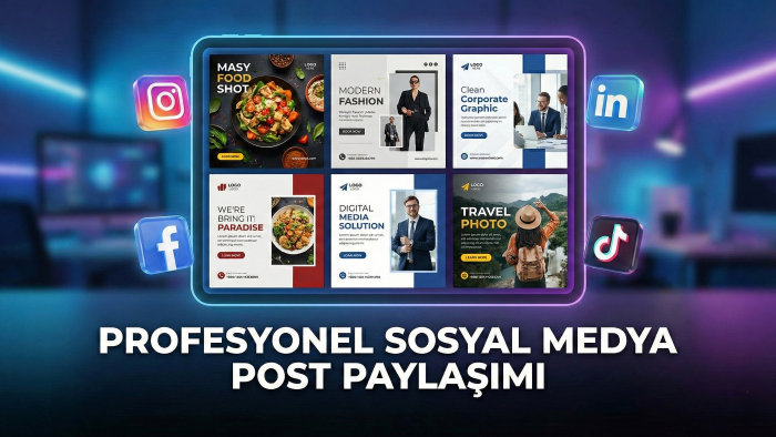 profesyonel sosyal medya post ve story tasarlarım