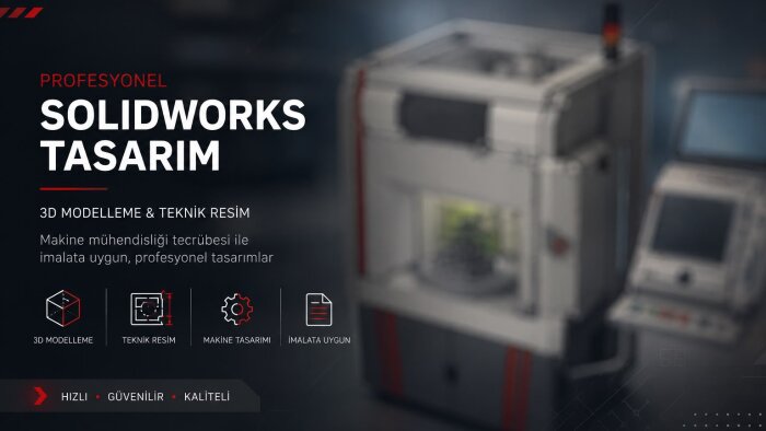 makine tasarımı, 3d modelleme ve imalat resmi hazırlarım