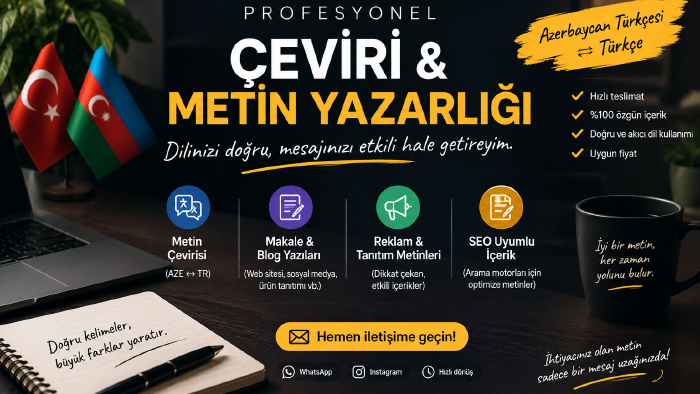profesyonel ve hatasız İngilizce-Türkçe çeviri yaparım