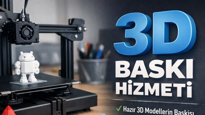  hazır 3 boyutlu modellerinizin baskısını yapıyorum