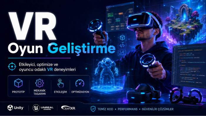 VR oyunlarınızı geliştiririm