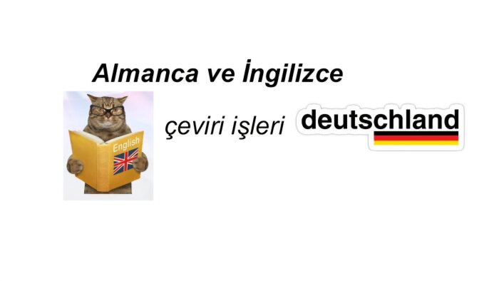 Almanca ve İngilizce çevirileri yaparım