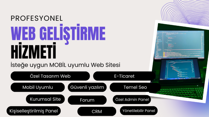 mobil uyumlu yönetici paneli site yaparım