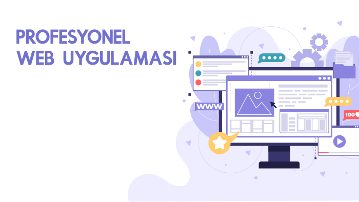 profesyonel web uygulamaları geliştirebilirim