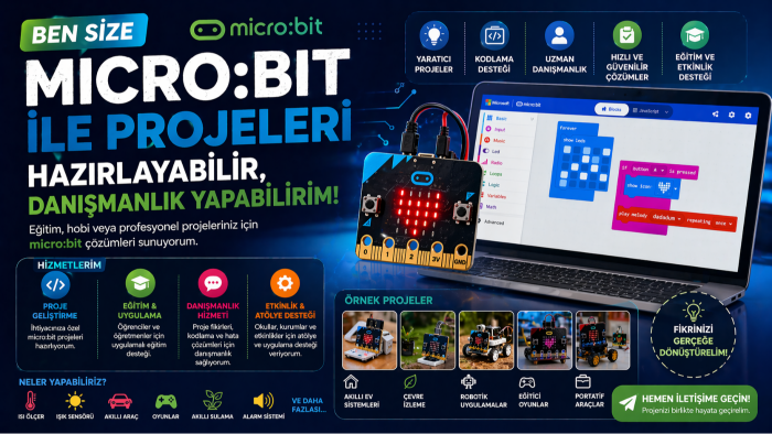 micro bit projeleri hazırlayabilirim