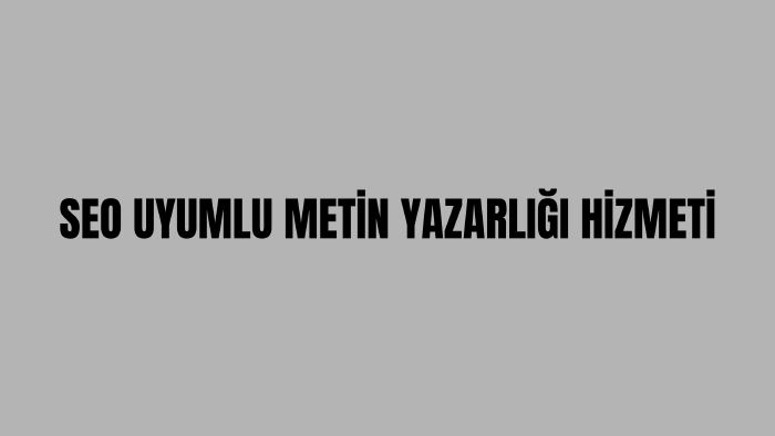 seo uyumlu profesyonel blog ve web sitesi metinleri yazarım