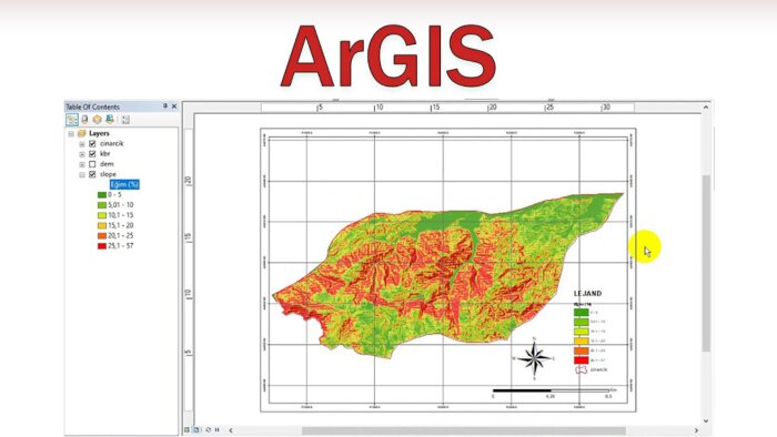 ArcGIS ile ilgili çalışmalarınızda yardım ederim