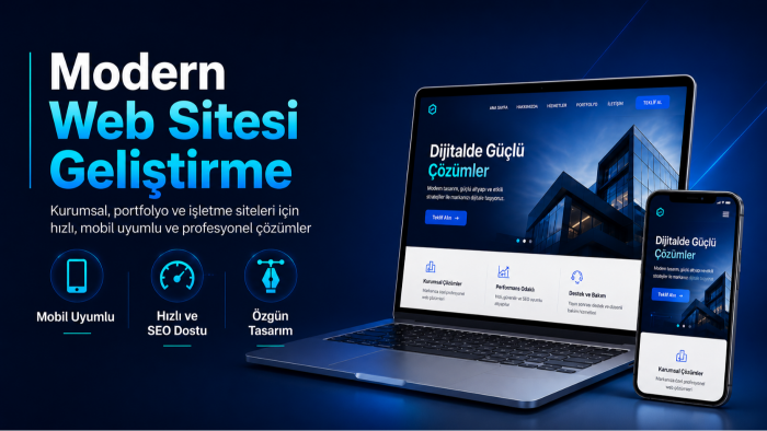 profesyonel websitenizi tasarlar ve geliştiririm
