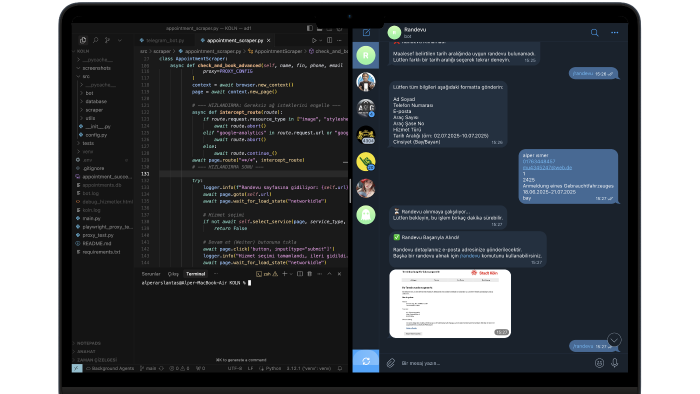 Python ile özel otomasyon sistemleri ve scriptler yazarım
