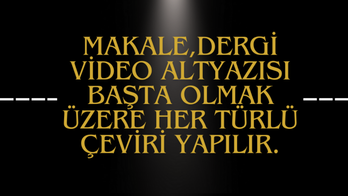 İngilizce-Türkçe, Türkçe İngilizce çeviri yaparım