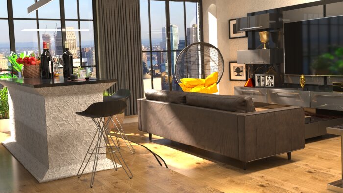 3 boyutlu yapı iç ve dış mekan modellemeleri yaparım