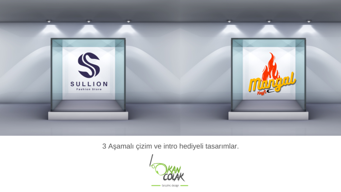 3 aşamalı çizim ile hayal gücünüzdeki logoyu yapıyorum