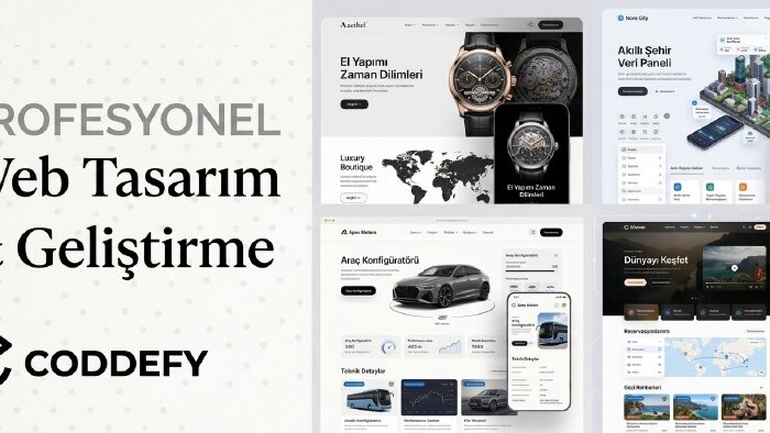 modern ve mobil uyumlu web siteleri tasarlıyorum