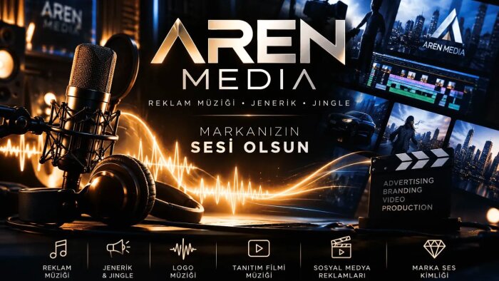 reklamlarınıza özel profesyonel jingle ve jenerik hazırlarım