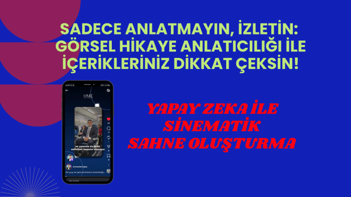 yapay zeka videolarıyla içerik üretebilirim