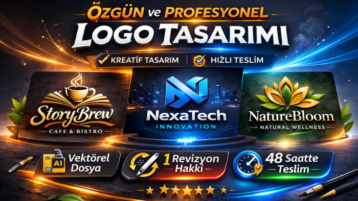profesyonel ve özgün logolar tasarlıyorum