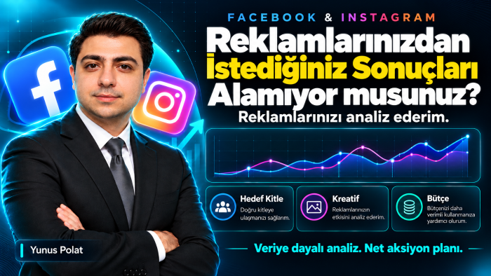 satış getirmeyen Facebook, Instagram reklamını analiz ederim