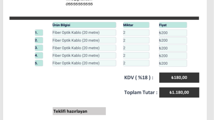 excel ve office uygulamalarında istediğiniz taslağı yaparım