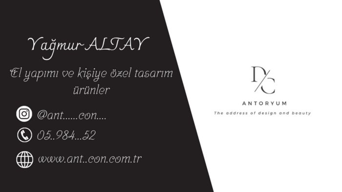 en beğeneceğiniz kartviziti tasarlarım