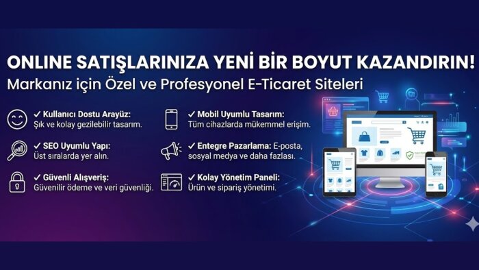 size özel  tasarlanmış e-ticaret sitesi hazırlarım
