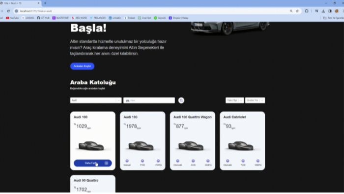 projenizi modern ve hızlı bir web sitesine taşırım
