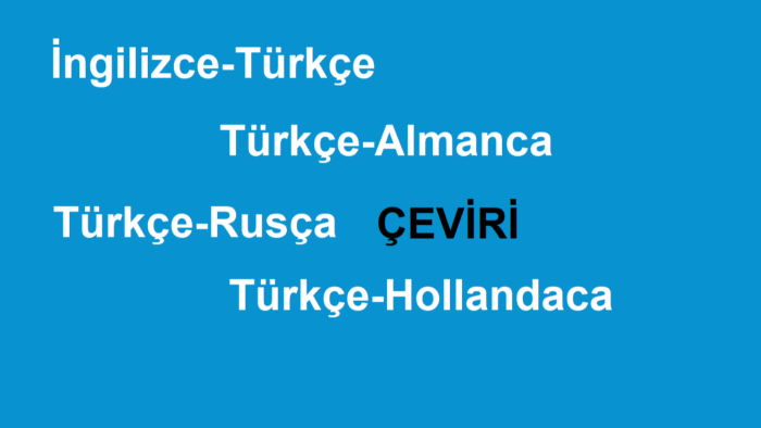 Türkçe-İngilizce ve Türkçe-diğer dillere çeviri yapabilirim
