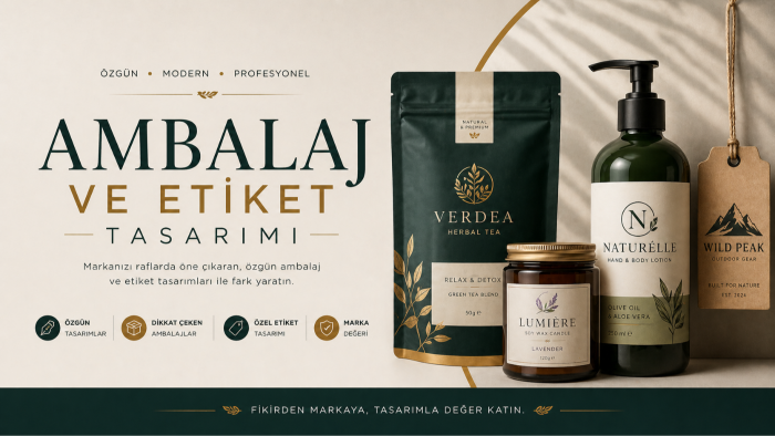 profesyonel etiket ve ambalaj tasarımı yaparım