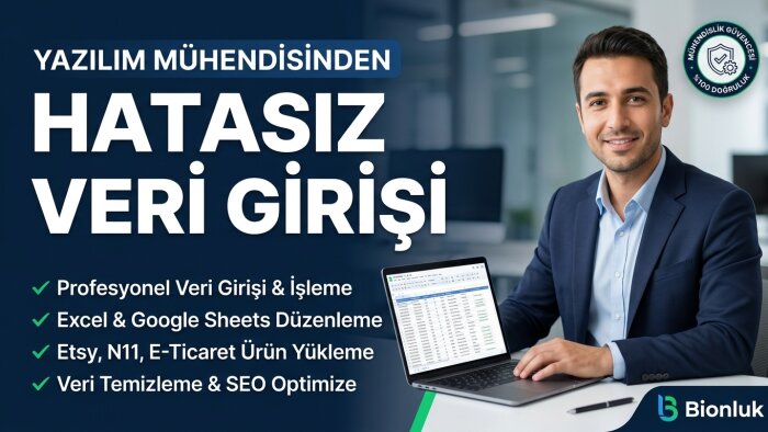 verilerinizi mühendislik kalitesiyle işliyorum