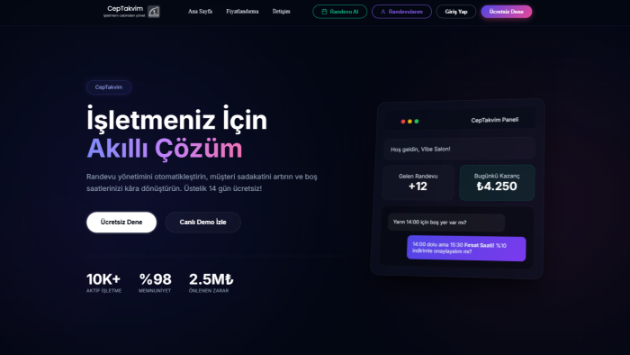 ihtiyacınıza özel Full Stack web projeleri yaparım