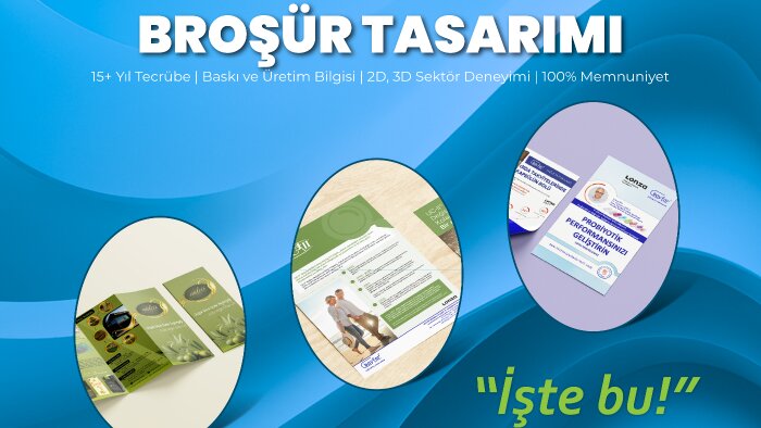 15 yıl tecrübemle katalog, broşür, insert tasarlıyorum