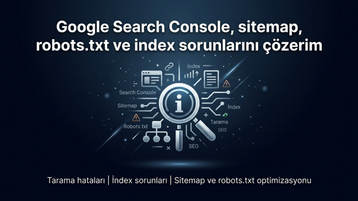 Search Console ve index sorunlarını çözerim