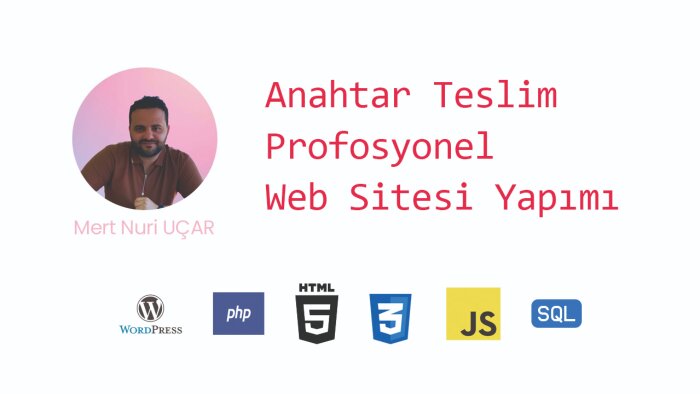 profesyonel web sitesi kurabilirim ve yönetebilirim