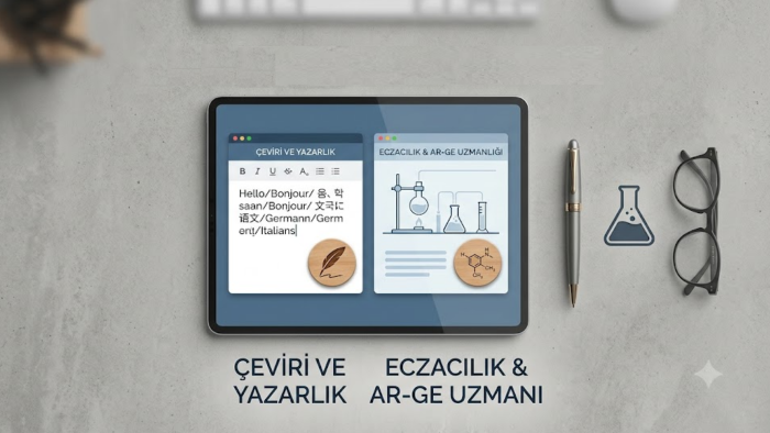 eczacılık ve AR-GE uzmanayım her alanda danışmanlık yaparım