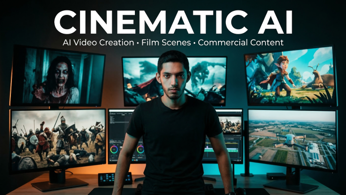 yapay zeka ile reklam ve tanıtım videosu hazırlarım