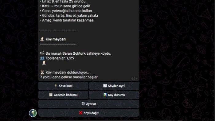 Python/Node.js ile  Telegram Bot yazılımı yapabilirim