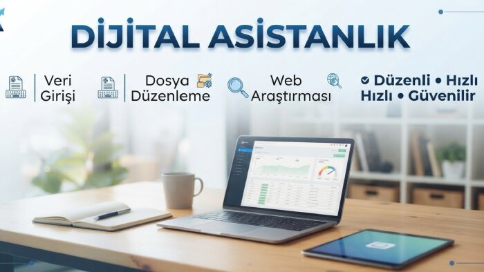 dosya, veri ve günlük işlerinizi düzenlerim