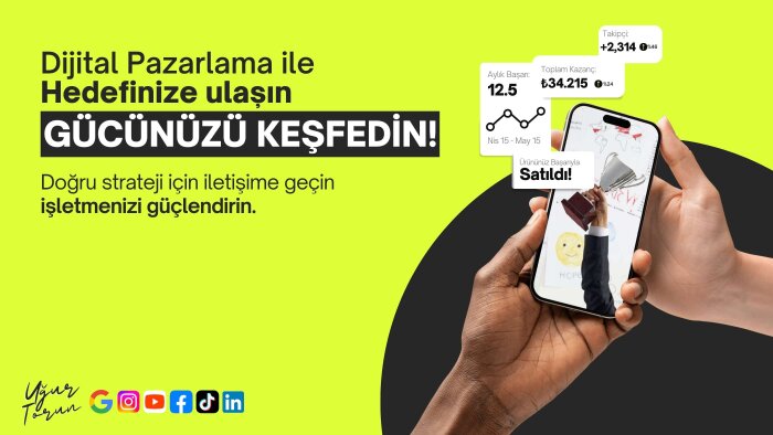etkili sosyal medya ve Google reklam yönetimi yapıyorum